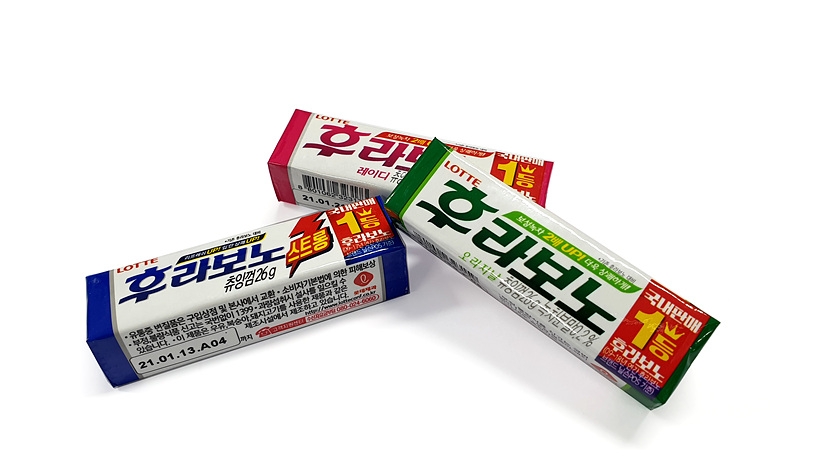 2020 롯데 후라보노껌 ▲ 2020 롯데 후라보노껌
