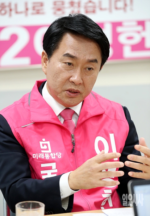 이성현 미래통합당 서대문갑 후보 ⓒ문병희 기자 ▲ 이성현 미래통합당 서대문갑 후보 ⓒ문병희 기자