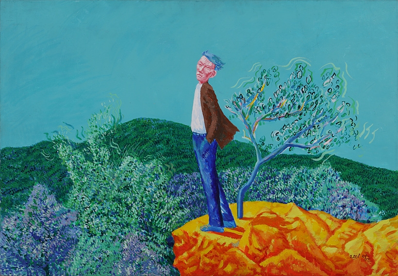 박영균_노랑바위가 보는 풍경, 116x80cm.2001 ▲ 박영균作_노랑바위가 보는 풍경, 116x80cm.2001