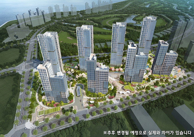 힐스테이트 레이크 송도 3차 조감도 ▲ 힐스테이트 레이크 송도 3차 조감도