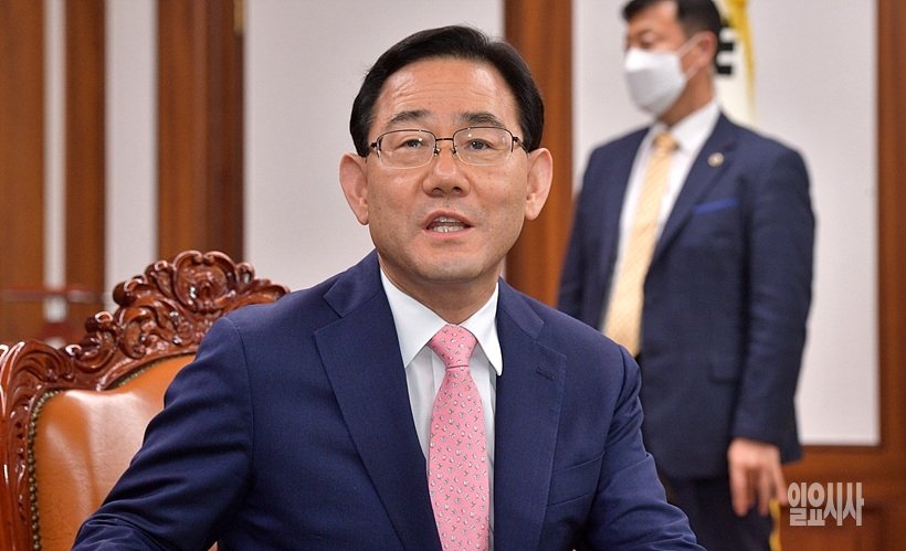 주호영 미래통합당 원내대표 ⓒ문병희 기자 ▲ 주호영 미래통합당 원내대표 ⓒ문병희 기자