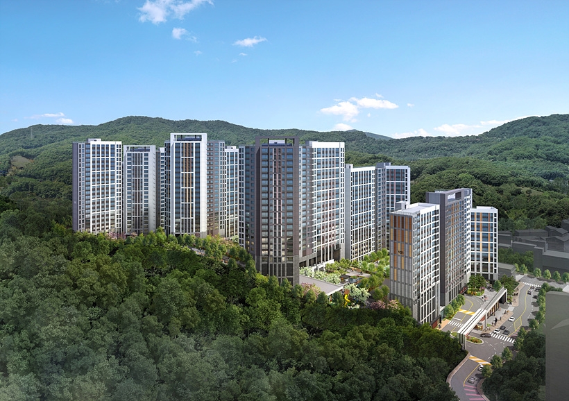 힐스테이트 삼동역 조감도 ▲ 힐스테이트 삼동역 조감도