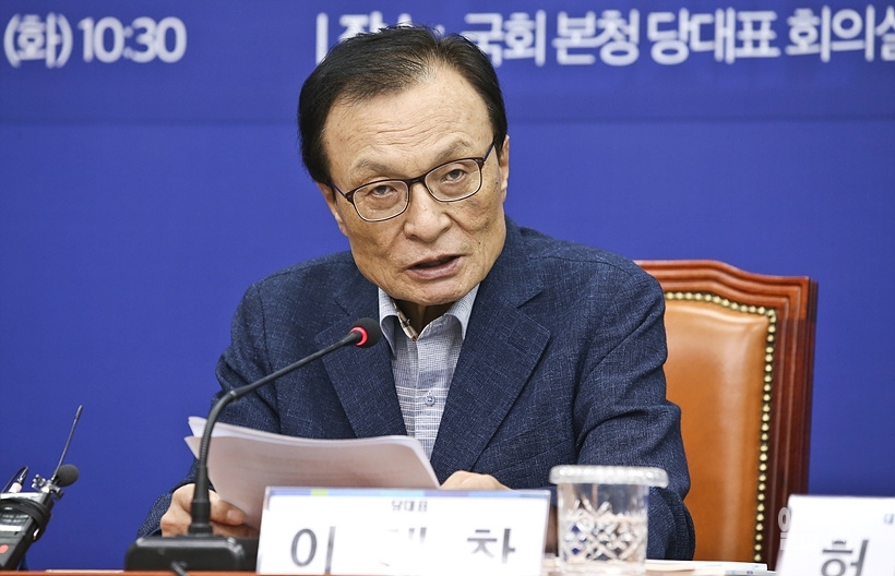 이해찬 더불어민주당 대표 ⓒ고성준 기자 ▲ 이해찬 더불어민주당 대표 ⓒ고성준 기자