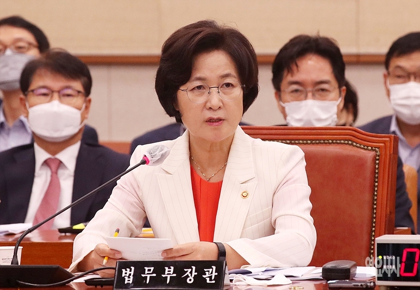 추미애 법무부 장관 ⓒ고성준 기자 ▲ 추미애 법무부 장관 ⓒ고성준 기자