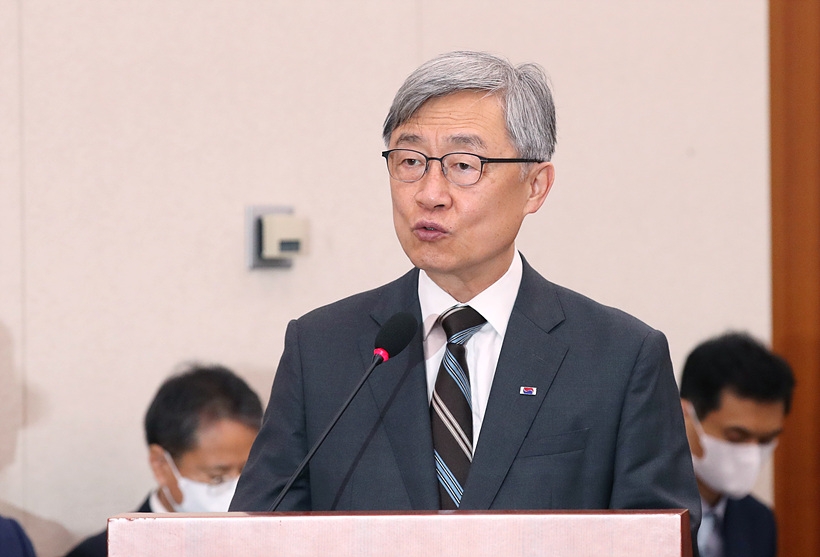 국회 업무보고 하는 최재형 감사원장 ⓒ문병희 기자 ▲ 국회 업무보고 하는 최재형 감사원장 ⓒ문병희 기자