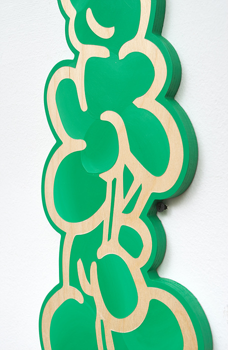 Decorative line piece_green plate ▲ Decorative line piece_green plate