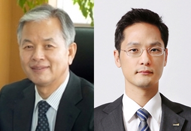 이동욱 무림그룹 회장과 이도균 사장 ▲ ▲이동욱 무림그룹 회장과 이도균 사장
