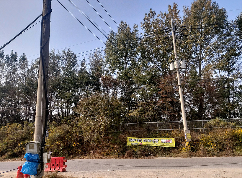 통신 전신주 ▲ 통신 전신주