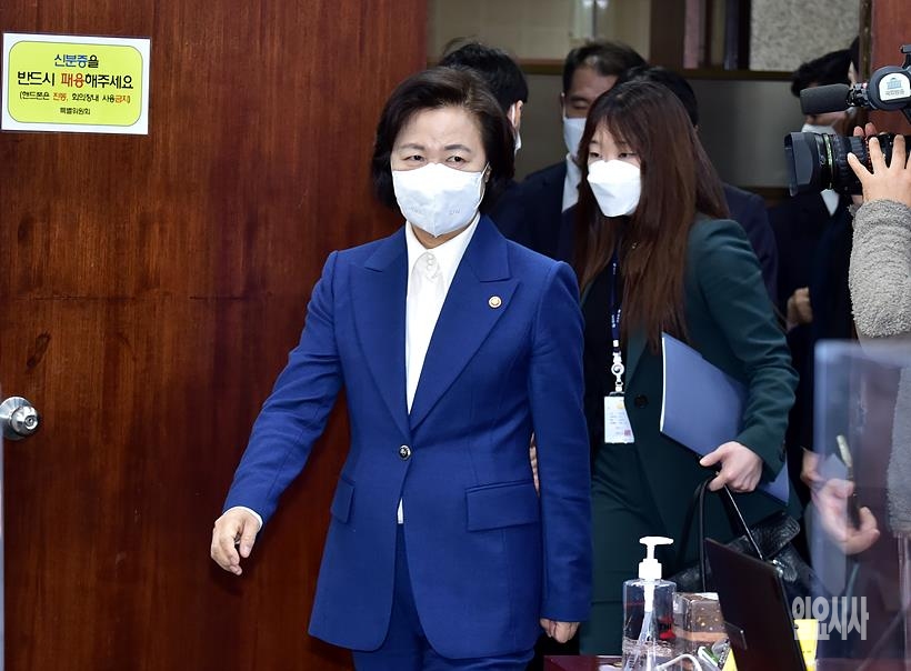 추미애 전 법무부 장관 ⓒ고성준 기자 ▲ 추미애 전 법무부 장관 ⓒ고성준 기자