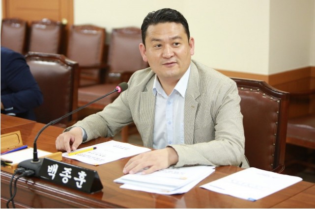 지난 13일, 탈당계를 제출한 백종훈 더불어민주당 대구 수성구의원 ⓒ수성구의회
