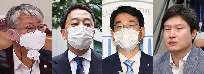 이른바 ‘조금박해’로 불리는 조응천·금태섭(전)·박용진·김해영(전) 더불어민주당 의원 ▲ 이른바 ‘조금박해’로 불리는 조응천·금태섭(전)·박용진·김해영(전) 더불어민주당 의원