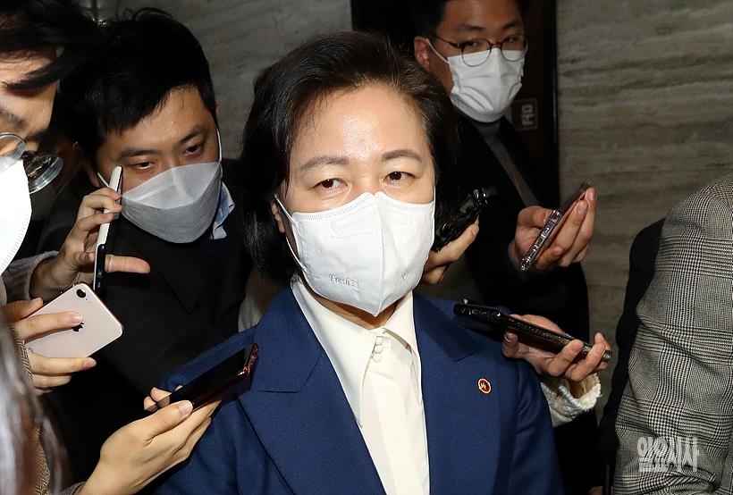 추미애 전 법무부 장관 ⓒ고성준 기자 ▲ 추미애 전 법무부 장관 ⓒ고성준 기자