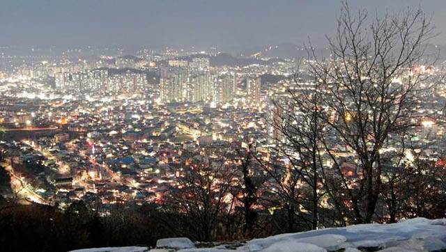 유달산에서 본 목포 시가지 야경 ▲ 유달산에서 본 목포 시가지 야경
