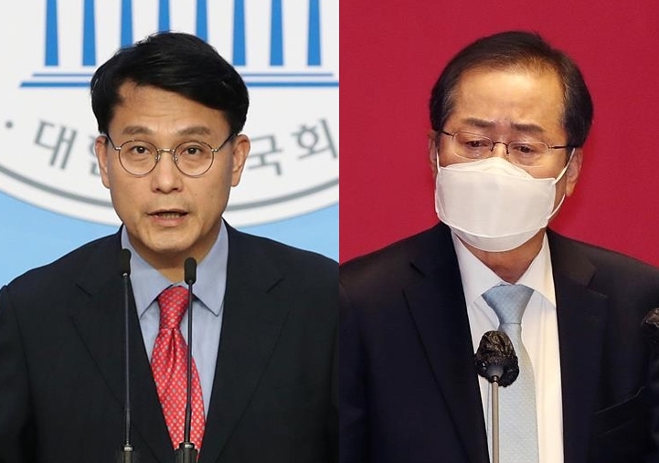 윤상현·홍준표 무소속 의원 ▲ 윤상현·홍준표 무소속 의원