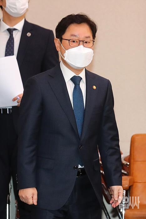 박범계 법무부 장관 ⓒ박성원 기자 ▲ 박범계 법무부 장관 ⓒ박성원 기자