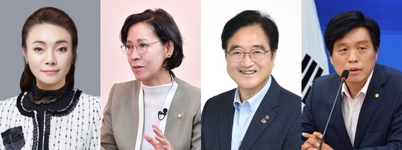 (사진 왼쪽부터)김예지·이인선(국민의힘)·우원식·조승래(더불어민주당) 의원
